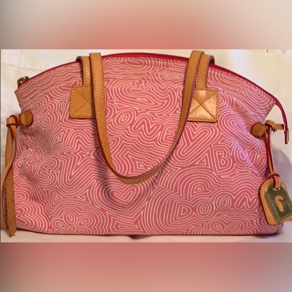 Dooney & Burke Signature Satchel Bag - Picture 1 of 12